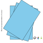 Blue Paper Permanent A4 Sheet Labels