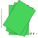 Green Paper Permanent A4 Sheet Labels