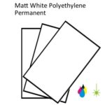 Matt White Polyethylene Permanent (BS5609) A4 Sheet Labels