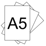 A5 White Paper Labels